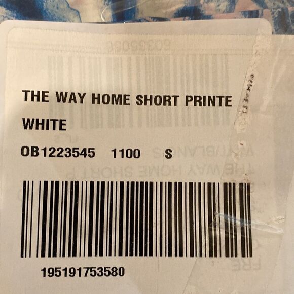 NWT Free People High Rise The Way Home Short Smocked Waistband Printed SZ Small - Picture 11 of 15